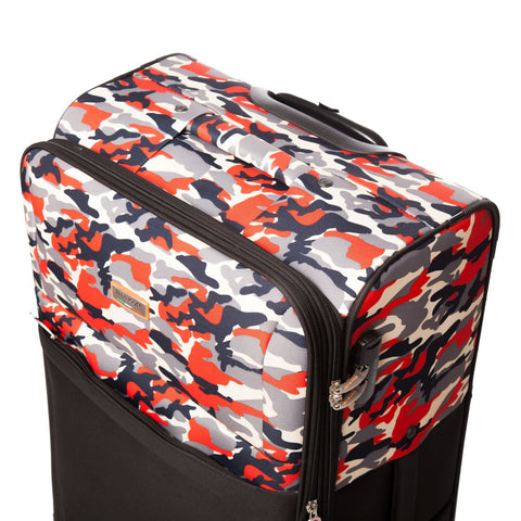 Ella Icon - Troler Army Red Textil - 77x46x29 cm - 1122 - Ella Icon