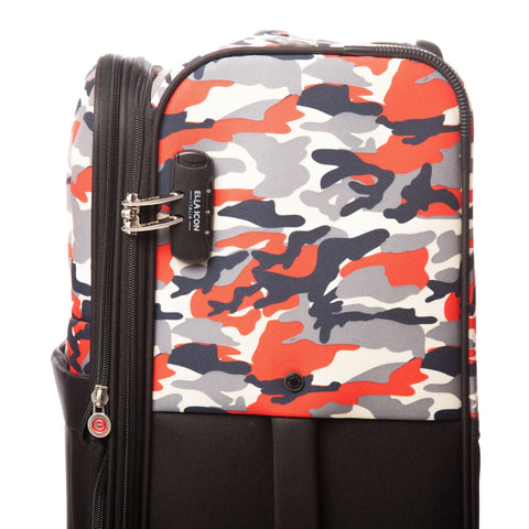Ella Icon - Troler Army Red Textil - 77x46x29 cm - 1122 - Ella Icon