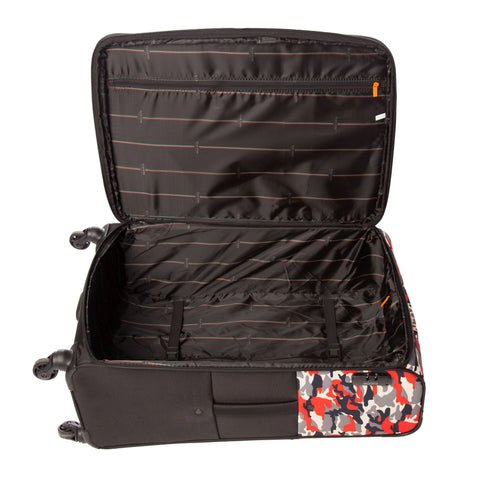 Ella Icon - Troler Army Red Textil - 77x46x29 cm - 1122 - Ella Icon