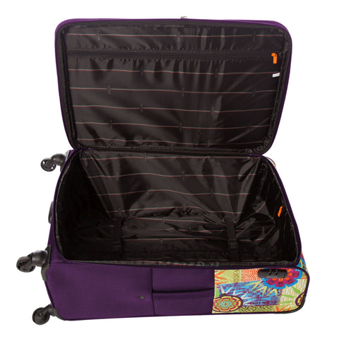 Ella Icon TROLER RIO TEXTIL MOV 77x46x29 cm 1131 - Ella Icon