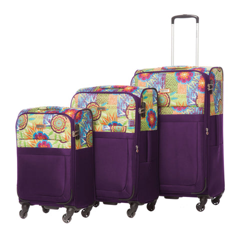 Ella Icon TROLER RIO TEXTIL MOV 77x46x29 cm 1131 - Ella Icon