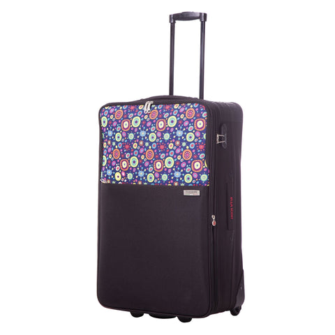 ELLA ICON TROLER NEO NEGRU CU PRINT 74x45X26 cm 1177 - Ella Icon