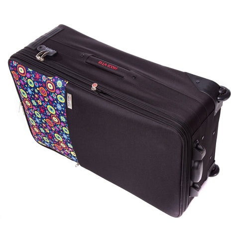 ELLA ICON TROLER NEO NEGRU CU PRINT 74x45X26 cm 1177 - Ella Icon