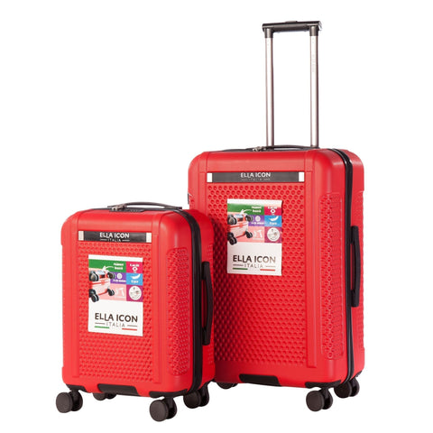 ELLA ICON TROLER OPTIC ROSU 70x46x27 cm - 1288 - Ella Icon