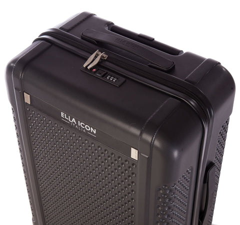 ELLA ICON TROLER OPTIC NEGRU 70x46x27 cm - 1290 - Ella Icon