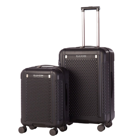 ELLA ICON TROLER OPTIC NEGRU 70x46x27 cm - 1290 - Ella Icon