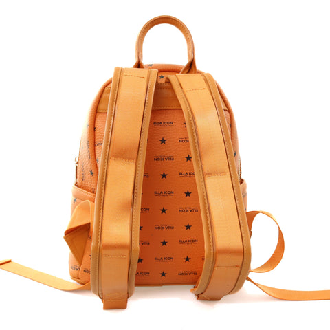 Rucsac Ella Icon de dama, Star, Galben, 33x27x14cm