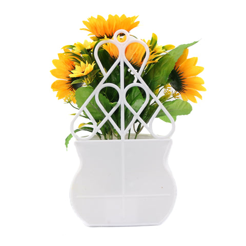 Aranjament Cu Flori Artificiale, Sunny, Galben, 28cm