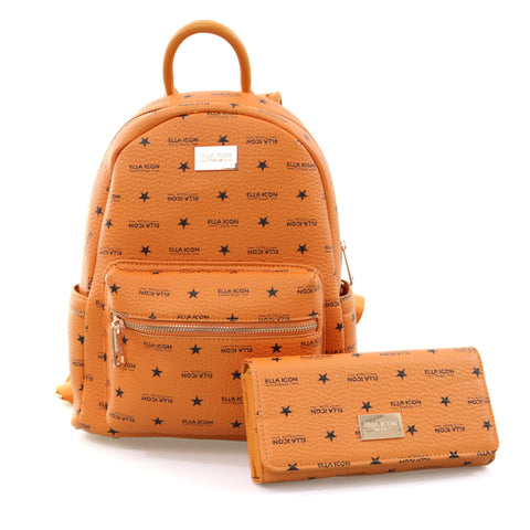 Set cu rucsac si portofel Star, Galben
