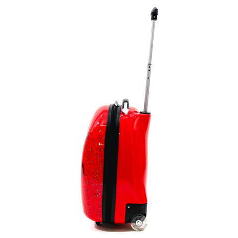 Ghiozdan tip troler pentru copii Space Cat Rosu 46X30X24