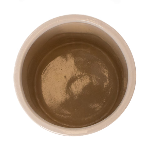 Vaza Degrade Line, Ceramica, Crem, 13 cm