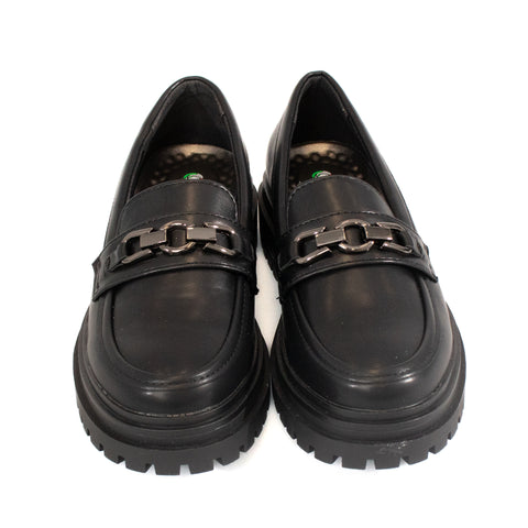 Pantofi de dama, Unic, Brenda, piele ecologica, negru