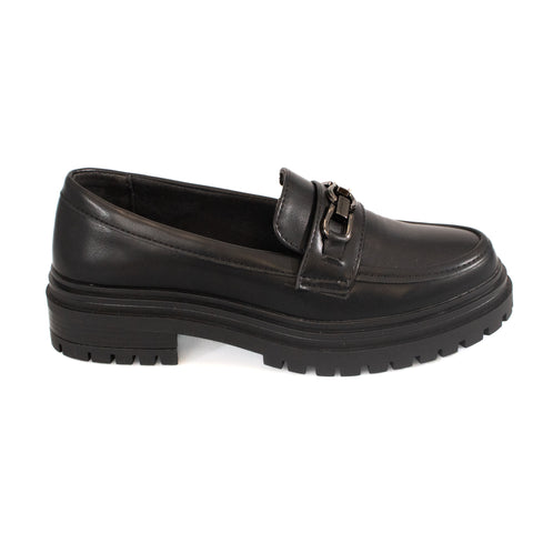 Pantofi de dama, Unic, Brenda, piele ecologica, negru