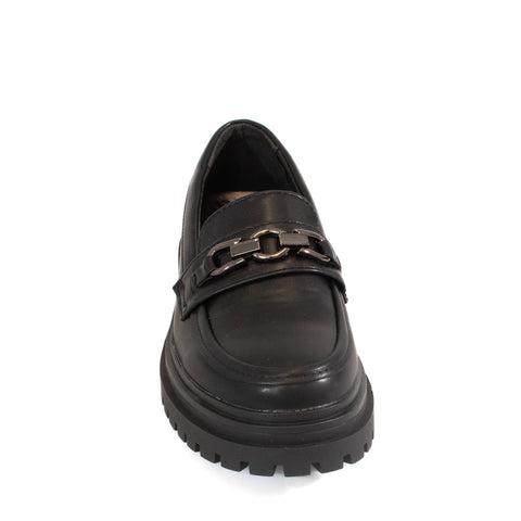 Pantofi de dama, Unic, Brenda, piele ecologica, negru
