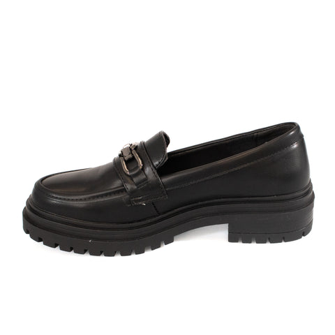Pantofi de dama, Unic, Brenda, piele ecologica, negru