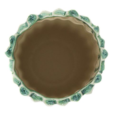 Vaza Algae, Ceramica, Verde, 22cm