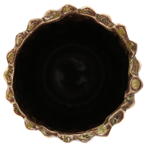 Vaza Algae, Ceramica, Maro, 22cm