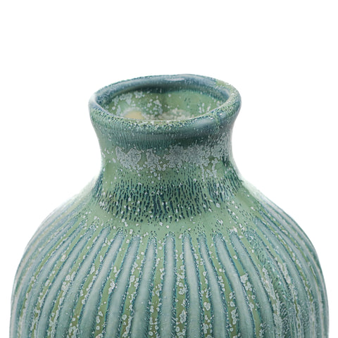 Vaza Loam, Ceramica, Turcoaz, 25cm