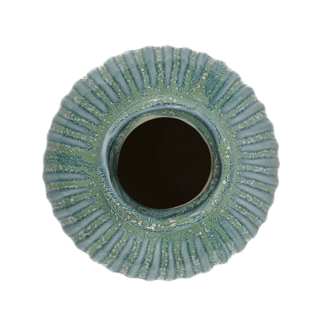 Vaza Loam, Ceramica, Turcoaz, 25cm