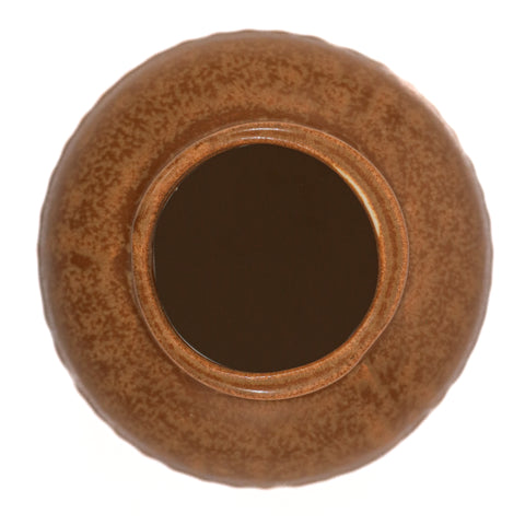 Vaza Dots, Ceramica, Maro, 16cm