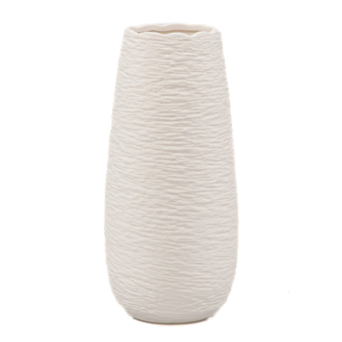 Vaza Sab, Ceramica, Alb, 23cm