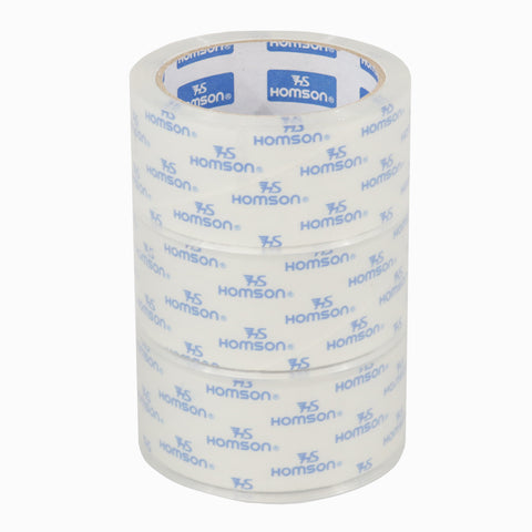 Set 3, banda adeziva de tip scotch, 4.8 cm x 50 m, transparent