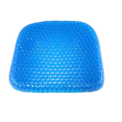 Perna flexibila ortopedica cu gel pentru cu husa anti-derapanta, albastru, 38x30x3cm