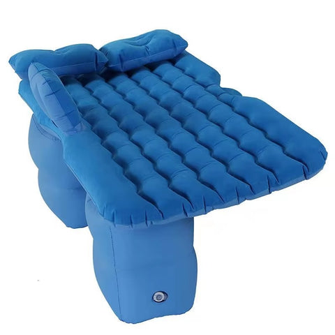Saltea gonflabilă auto pentru bancheta din spate albastru 130×80×12cm