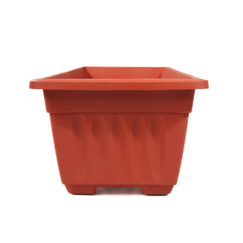 JARDINIERA PLASTIC 59.5 CM TERACOTA