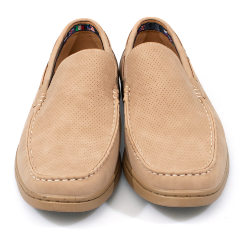 Mocasini barbatesti, Unic, Zefir, piele ecologica, bej