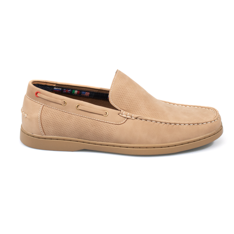 Mocasini barbatesti, Unic, Zefir, piele ecologica, bej