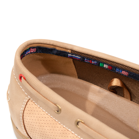 Mocasini barbatesti, Unic, Zefir, piele ecologica, bej