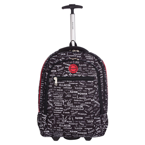 Ella Icon - Rucsac tip Troler Urban - Negru | 50x35x22 cm - Ella Icon