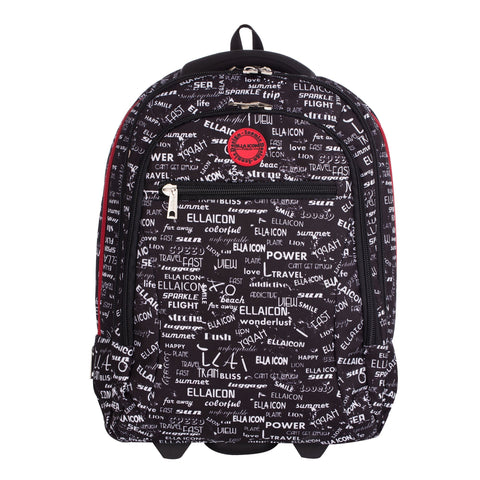 Ella Icon - Rucsac tip Troler Urban - Negru | 50x35x22 cm - Ella Icon