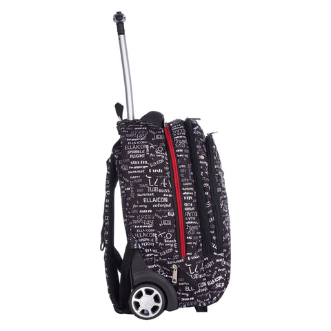 Ella Icon - Rucsac tip Troler Urban - Negru | 50x35x22 cm - Ella Icon