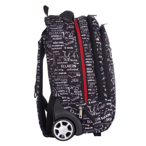 Ella Icon - Rucsac tip Troler Urban - Negru | 50x35x22 cm - Ella Icon