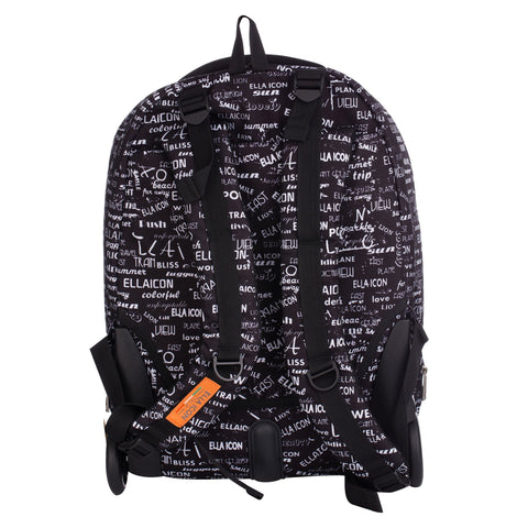 Ella Icon - Rucsac tip Troler Urban - Negru | 50x35x22 cm - Ella Icon