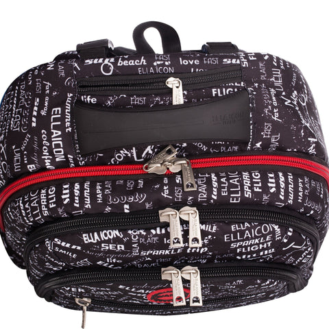 Ella Icon - Rucsac tip Troler Urban - Negru | 50x35x22 cm - Ella Icon