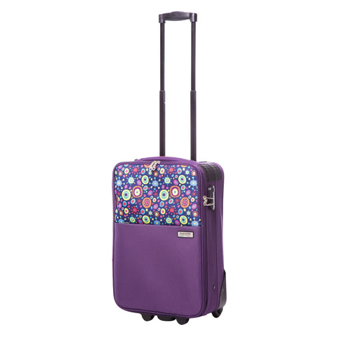 ELLA ICON TROLER NEO MOV CU PRINT 54x35x17 cm 1251 - Ella Icon