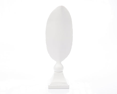 Statueta "Feather" White din rasina