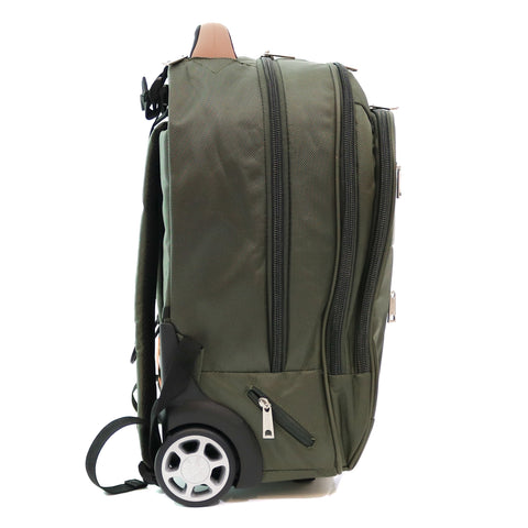 Rucsac Tip Troler Atena Verde 49x35x23 cm