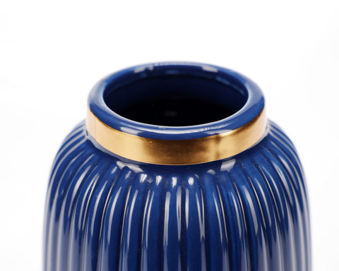 Vaza decorativa "Luxe" albastra