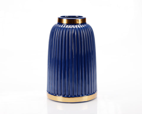 Vaza decorativa "Luxe" albastra