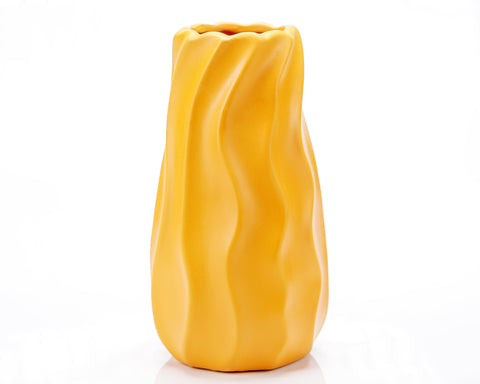 Vaza decorativa "NEW Waves" galben