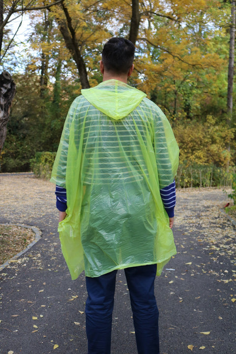 Pelerina de Ploaie - Model Poncho - Verde - BSP Guard