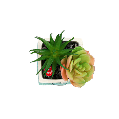 Aranjament Sailing Vessel, Verde, Plastic, 11Cm