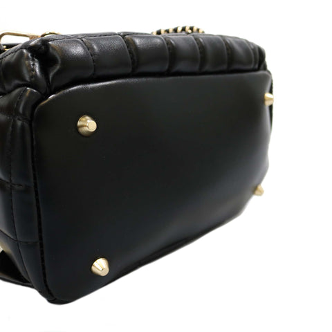 Rucsac Ella Icon de dama, Luxury, Negru, 26.5x14x31.5cm