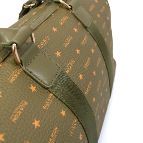 Geanta de Voiaj Ella Icon, Star, Verde Bronze, 42x17x26cm