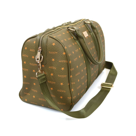Geanta de Voiaj Ella Icon, Star, Verde Bronze, 42x17x26cm