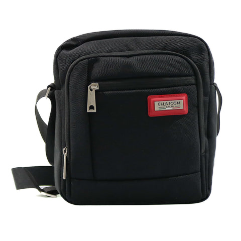 Geanta de umar, Ella Icon, Atena New, Negru, 22x7x25cm